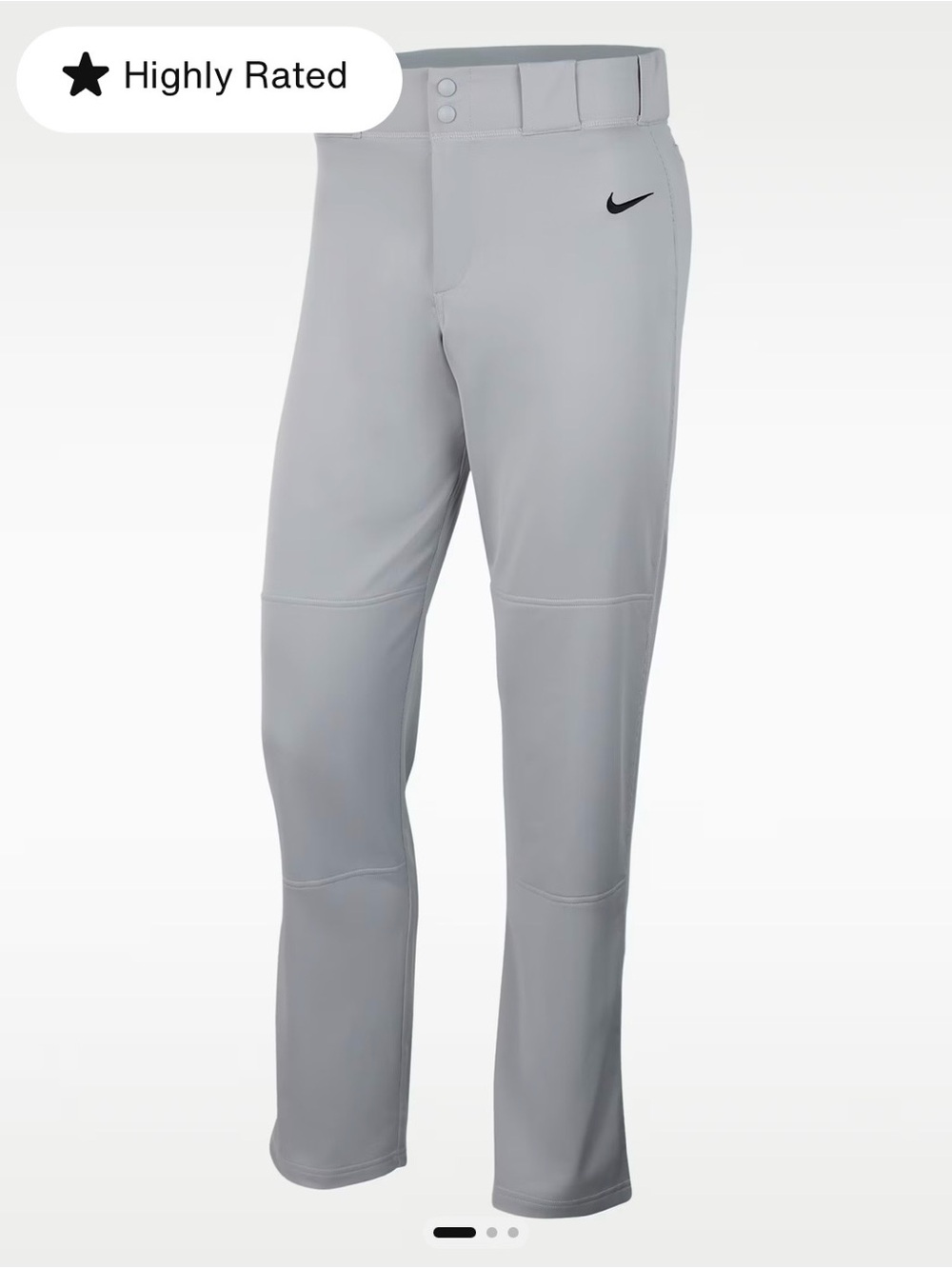 Nike Core Men's Baseball Pants Grey Size M